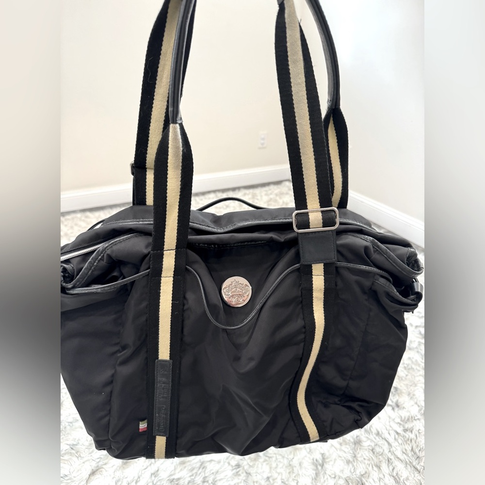 Orobianco Large Black Nylon Tote